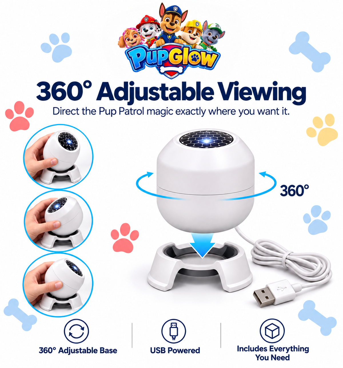 pupglow- pawpatrollight